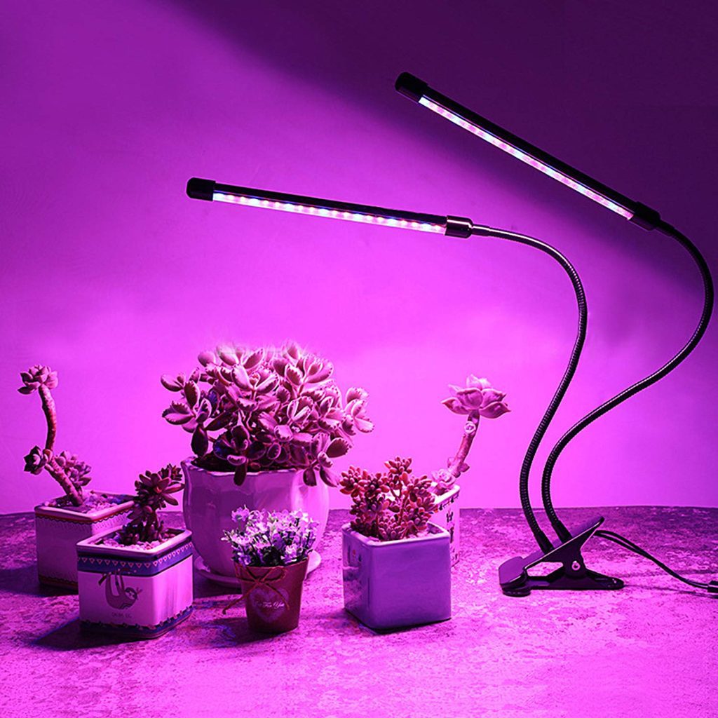 طیف نور مصنوعی برای رشد گیاهان آپارتمانی لامپ LED